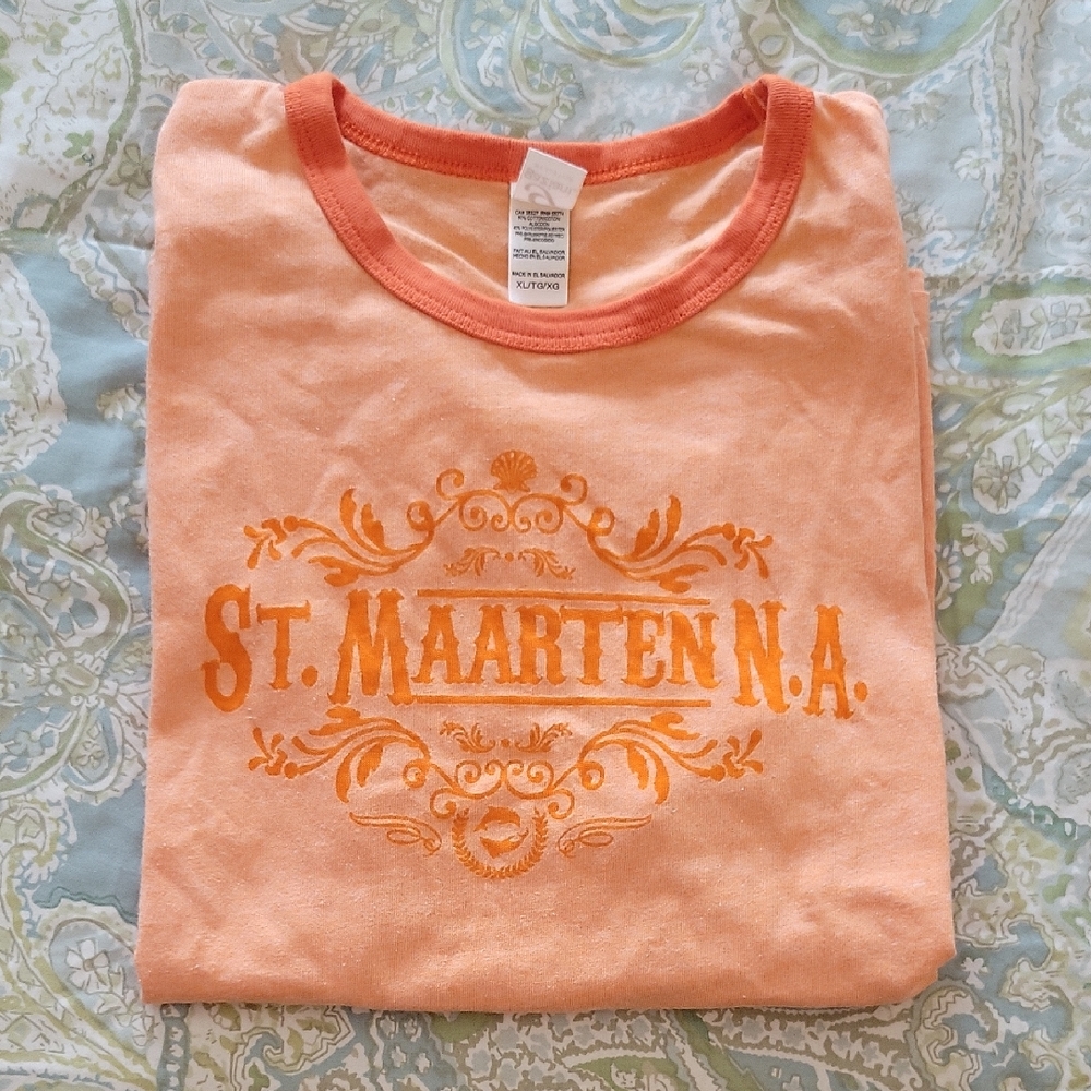 St. Maarten N.A. Ringer Tee